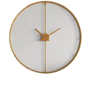 Industrial Metal Wall <b>Clock</b> Round Analog Quartz Design Antique Style Living Room Decoration Use Wall <b>Clock</b> - Product Image 6