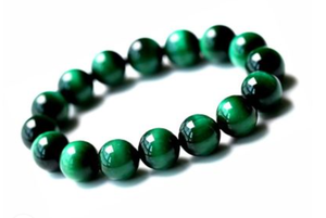 Bracelet en pierre d'œil de tigre verte pour hommes et femmes, perles rondes, style bijoux de mode, cadeau énergisant - Product Image 6