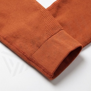 Ensemble de yoga deux pièces sans couture avec soutien-gorge et short, service OEM de logo personnalisé, vêtements de sport pour femmes, tenue de fitness et d'exercice - Product Image 6