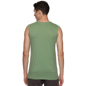 Débardeurs de sport décontractés pour hommes, best-seller, design côtelé personnalisé, débardeurs de gym grande taille, tricotés extensibles, coupe ajustée, couleur unie, personnalisables - Product Image 2