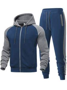 Unisex Green <b>White</b> Solid Reversible Breathable Lightweight Hooded Tracksuit Drawstring Sweatshirt <b>Jogger</b> Set Casual Streetwear - Product Image 3