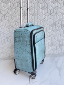 Maletas de Diseño en Cuero Genuino, Nuevas, Multiusos, Hechas a Mano, con Ruedas, Unisex, Tamaño Grande, Diseño Único - Product Image 2