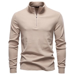 Sudadera de Forro Polar Personalizada con Logotipo, Estilo Moderno Beige, Manga Larga, Otoño, Unisex, Cuello Redondo, Forro Polar de Algodón Grueso - Product Image 4