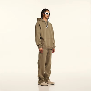 High Quality Embroidered Custom Logo 100% Cotton Fleece Breathable Thick Unisex <b>Men</b> <b>Pullover</b> Hoodie Manufacturers - Product Image 2