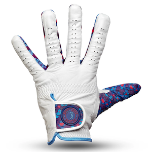 Golf <b>Glove</b> Reinforced Leather Palm Breathable Stretch Fabric Professional Golf outdoor Sports Activities anti-slip grip <b>moisture</b> - Product Image 2
