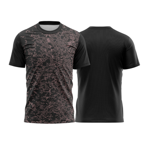 Maillot de football léger à manches courtes de qualité supérieure, logo personnalisé sur le devant, nom d'équipe personnalisé, 100 % polyester, séchage rapide, respirant, OEM - Product Image 2