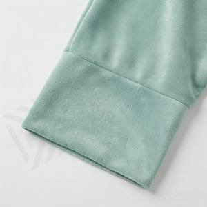 Abaya d'hiver unie, couleur personnalisée, cardigan modeste à manches longues, imprimé sérigraphié, style musulman ouvert pour femme - Product Image 5