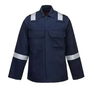 Wholesale 2022 Light Weight Full Sleeves front Zipper Working Wear Cheap Price Safety Wear Working Safety Jacket