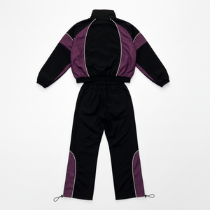 Survêtements personnalisés pour hommes avec capuche, imperméables, réfléchissants, en nylon, avec logo brodé et imprimé, ensemble coupe-vent respirant - Product Image 3