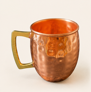 Tazas Moscow Mule de Cobre Puro, Hechas a Mano, con Asa Ergonómica de Latón, para Bares y Restaurantes - Product Image 6