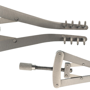 เครื่องมือผ่าตัดแบบยึดติดด้วยตัวเอง Alm Self-Retaining Retractor ขนาด 2-3/4 นิ้ว 4×4 ฟัน ปลายทู่ ทำจากเหล็กกล้าไร้สนิม - Product Image 6