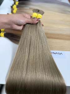 Extensions de cheveux en vrac Super Double Drawn Couleur brun clair 100% cheveux vietnamiens Expédition dans le monde entier Prix d'usine - Product Image 6