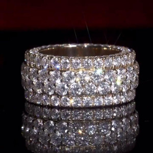 Anillo de Lujo para Hombre, Plata de Ley 925 de Alta Calidad, Diseño Religioso, Pieza de Moda, Moissanita Cultivada en Laboratorio, Certificación IGI, para Fiesta - Product Image 5