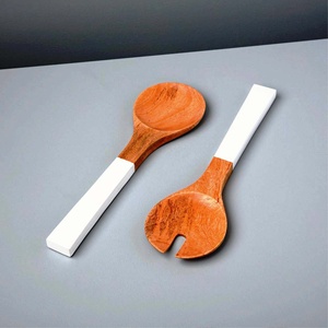 Artizon Studio Custom Color <b>Salad</b> <b>Tools</b> Serving Set Resin Handmade <b>Salad</b> Server Spoons Forks Dishwasher Safe Microwave Oven Safe - Product Image 2