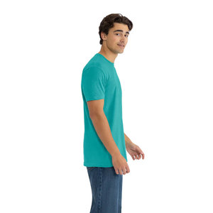 เสื้อยืดคอตตอน CVC 100% สัมผัสนุ่ม สำหรับโปรโมชั่นธุรกิจและสร้างแบรนด์ เป็นมิตรกับสิ่งแวดล้อม แห้งเร็ว น้ำหนักเบา เสื้อยืดแขนสั้นสำหรับทุกเพศ - Product Image 1