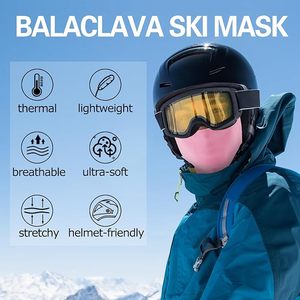 Pink Character Balaclava Full Face Windproof Breathable <b>Waterproof</b> Soft Comfort Fabric 3D Clipping 4 Way Stretch Cover Unisex - Product Image 6