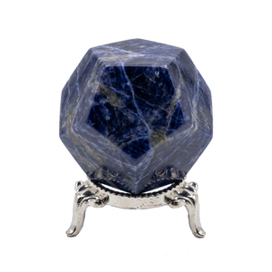 Piedra de Sodalita Natural en Forma de Dodecaedro, Cristal Geométrico, Ágata, Gema Curativa, Venta al Por Mayor - Product Image 1