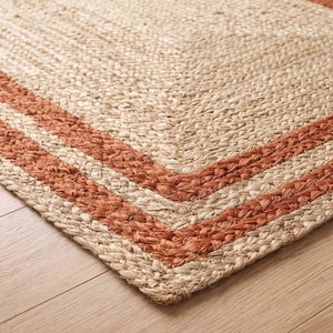 Tapis d'escalier en terre cuite, ensemble de tapis modernes à double bordure pour escaliers intérieurs, couloirs, entrées, décorations de sol pour la maison - Product Image 6