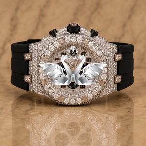 High End Moissanite Diamond Watch Men VVS Stones Full Pave Luxury Bracelet Watch - Product Image 1
