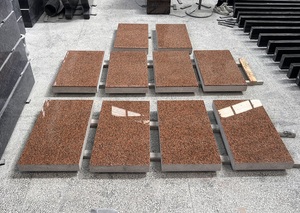 Cheap American Style Flat Tianshan Red Granite <strong>Stone</strong> Marker <strong>Memorial</strong> Tombstone Monuments Headstones <strong>for</strong> <strong>Graves</strong> - Product Image 2