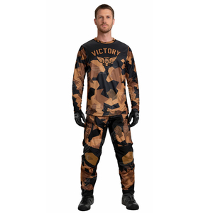 Conjunto de Jersey y Pantalones de Motocross con Camuflaje Personalizado al por Mayor para Hombre, Equipo de Carreras de Motocicleta Todoterreno MX, Traje de Motociclismo Enduro - Product Image 2