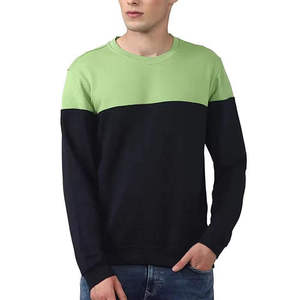 Vente en gros de sweat-shirts pour hommes, vêtements décontractés, sweat-shirt en coton mélangé à manches longues, à la mode, avec logo personnalisé - Product Image 2