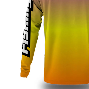 Personnalisez votre design – T-shirt de pêche pour homme grande taille à manches longues, protection UV UPF50, séchage rapide, respirant, 100 % polyester, couleur unie - Product Image 3