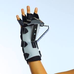 ORTHOWRAP ผลิตภัณฑ์จากโรงงานโดยตรง ที่รัดข้อมือแบบปรับได้ Dynamic Cockup Splint อุปกรณ์พยุงมือแบบออร์โธติก ทำจากโพลีเอสเตอร์และผ้าฝ้าย - Product Image 2