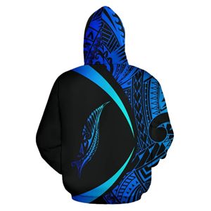 Sweat à capuche personnalisé OEM avec motif polynésien maori sublimé, entièrement imprimé, vêtements de sport à capuche pour les îles du Pacifique - Product Image 4