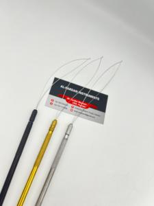 Hair Extensions Replaceable Wire <b>Beads</b> Pulling Loop Handle Uses For Applying <b>Beads</b> Metal <b>Needle</b> Tools with Custom Logo - Product Image 2