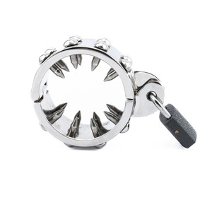 Manufacturer Stainless Steel BDSM Cock <b>Rings</b> Ball Stretcher Spikes for Gay Toys - Product Image 5