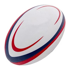 HRM Best Quality Eco-Friendly Lightweight Durable Latex Bladder Deflated Rugby <b>Ball</b> Size 5 Made Rubber Material Indoor/Outdoor - Product Image 5