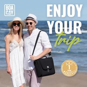 Borsa da Viaggio Extra Large per Articoli da Toeletta, Organizer per Bagno e Doccia, Kit Accessori per Trucco, per Uomo e Donna - Product Image 2