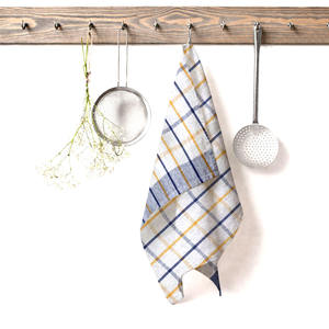 Torchons à carreaux teints en fil personnalisé 100% serviettes de cuisine en toile de coton au prix d'usine - Product Image 1