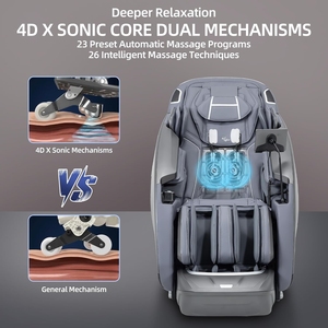 Silla de Masaje de Gravedad Cero 8D Moderna y Lujosa para el Hogar, con Función Musical, Masaje de Presión Corporal Completa, Máquina de Masaje de Belleza - Product Image 4