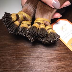 Vietnamien 100% Remy naturel kératine I conseils Double dessiné 1g/1Tip matière première prix usine vente en gros-haute Extensions de cheveux humains - Product Image 4