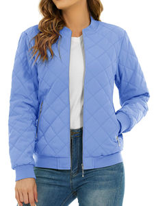 Dernière veste d'hiver pour femmes, manteau en coton respirant avec tissu en toile imperméable de style bomber, nouvelle mode - Product Image 6