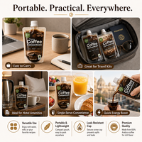Pochette souple polyvalente de 30 ml pour café expresso, petit sachet portable à bec verseur pour concentré de café