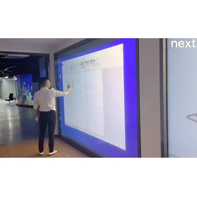 3D Hologram Glass Interactive Touch System with 2mm Precision Projection Laser Touch Module for Exhibition Hall