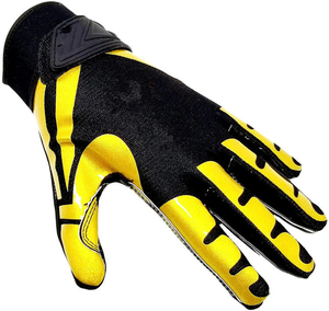 Top Trending American Football Unisex All Seasons Outdoor Sports <b>Gloves</b> Leather Custom Closure Lightweight Non-Slip Waterproof - Product Image 4