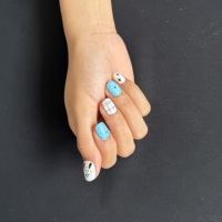 Ongles artificiels faits à la main, designs variés, faible MOQ, prix compétitif, sur commande, ODM, faux ongles, qualité salon, qualité supérieure