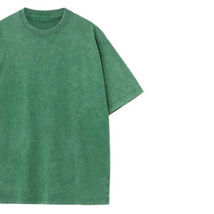 เสื้อยืดผู้ชายผ้าฝ้ายฟอกสีแฟชั่นในเมืองวินเทจย้อนยุคลำลองขนาดใหญ่ - Product Image 3