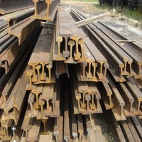 Rails en acier inoxydable R50 usagés de haute qualité pour la fusion ferroviaire, types HMS1 et 2, origine France