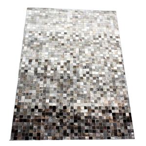 Tapis persan tissé élégant multi-tailles 2025, en cuir de vachette et mélange de coton, adapté aux animaux domestiques, antidérapant, à poils courts, gris, blanc, beige - Product Image 1