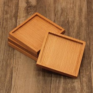 Refined Wooden Coaster Collection Designed For Coffee Cups Tea Mugs And Stylish <b>Table</b> Surface Preservation - Product Image 1