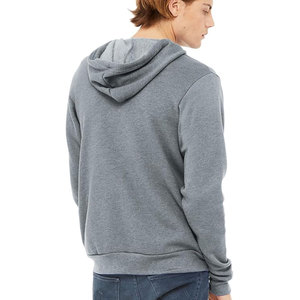 Sweat à capuche zippé intégral en molleton Bella Canvas 3739 Style, haut de gamme, personnalisable avec logo, unisexe, 100 % coton, respirant et doux - Product Image 2