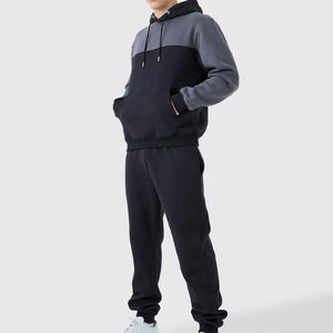 Survêtement d'hiver pour homme, surdimensionné, imprimé, 100% coton, respirant, en molleton, taille élastique, style streetwear décontracté, prix de gros - Product Image 1