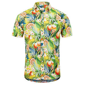 Camisa Hawaiana Aloha de Alta Calidad con Estampado Personalizado para Hombre, Camisa Hawaiana Casual con Botones, de Primera Calidad - Product Image 2