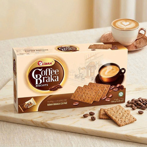 Premium Coffee Crackers Crunchy Tropical Flavor 150g Export Snack ODM Private Label - Product Image 1