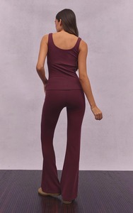 Conjunto de Yoga sin Costuras para Mujer, al por Mayor, Transpirable, Deportivo, para Gimnasio, Fitness, Ejercicio, Ropa Deportiva, Color Sólido - Product Image 5